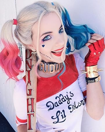 Harley Quinn-colored