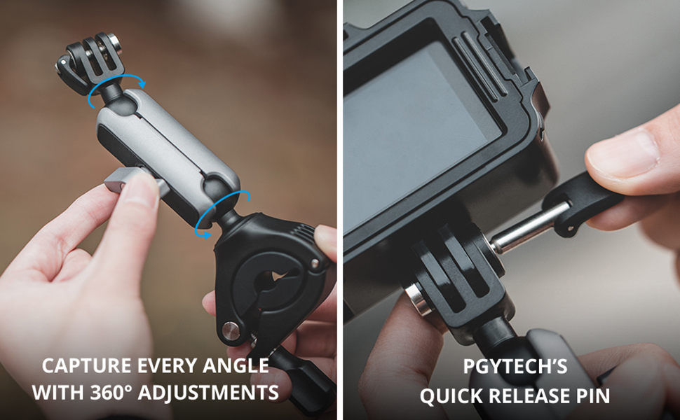 CASON Metal Bike Mount for Action Camera/Bike Bicycle Handlebar Mount