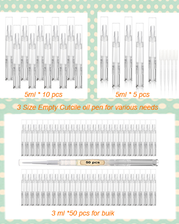 UPZIGS Empty nail oil pens