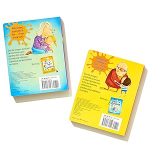 Back covers of books from boxed set