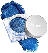 DE'LANCI Metallic Blue Cream Eyeshadow, Sparkling Ultra-Blendable Formula Dark Blue Cream Shimmer...
