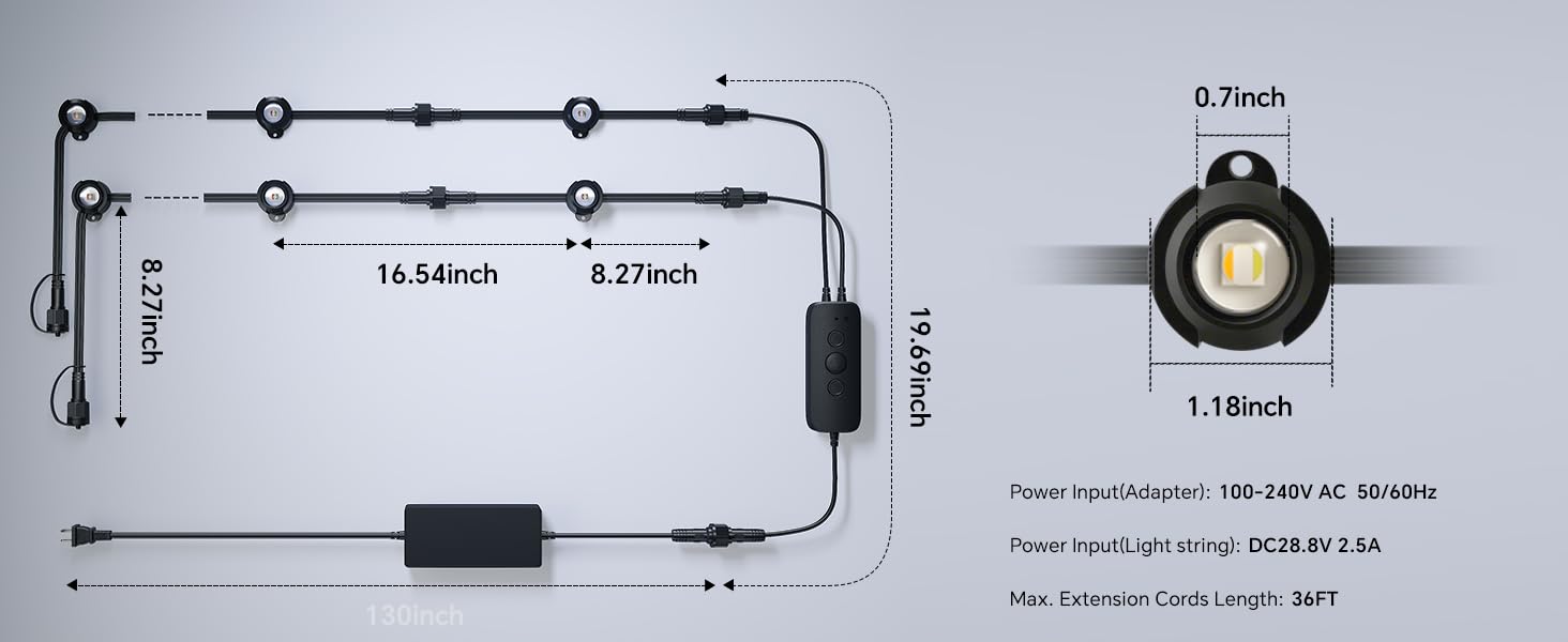 permanent outdoor lights for house