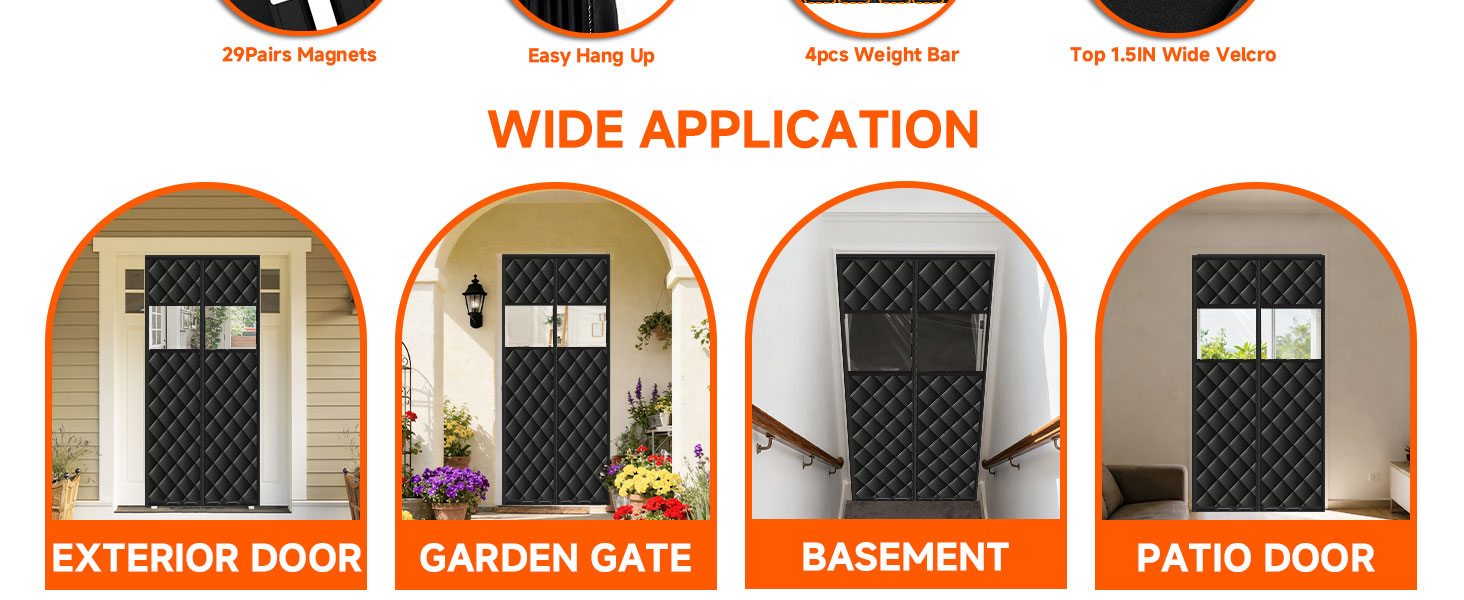 thermal door curtains for winter