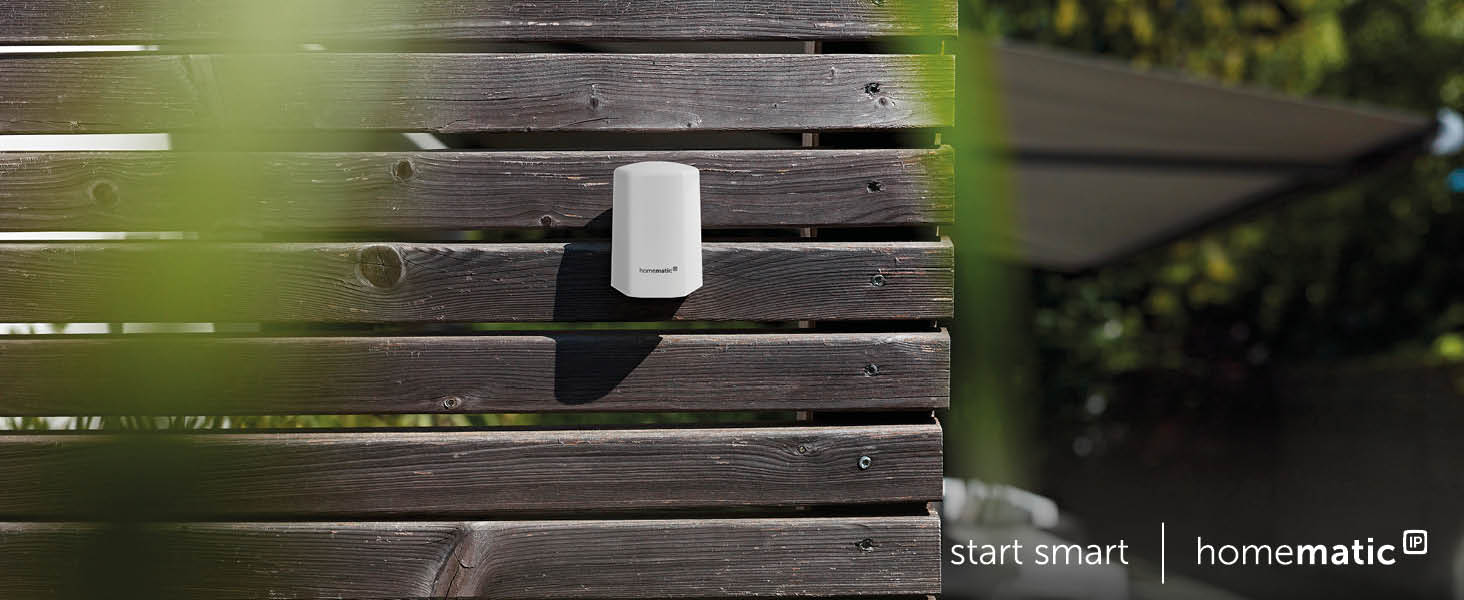 Homematic IP Smart Home Temperatur- und Luftfeuchtigkeitssensor – außen ...