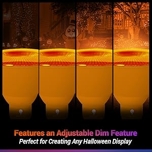 2 Pack LED Par38 Flood Orange Light Bulbs - 18W (120Watt