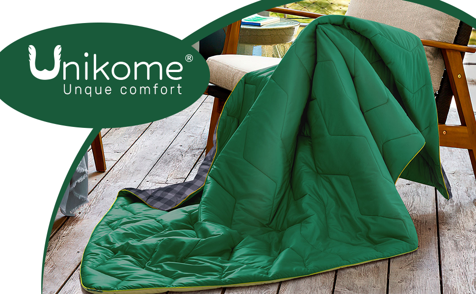 UNIKOME Waterproof Packable Camping Blanket, Lightweight