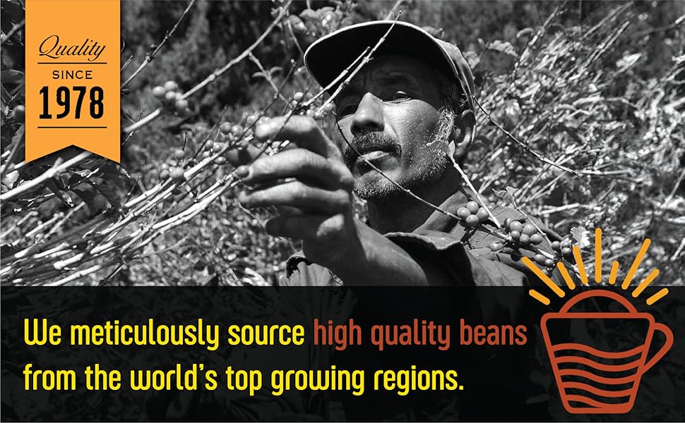 San Diego Coffee sources high quality beans from the world's top growing regions.