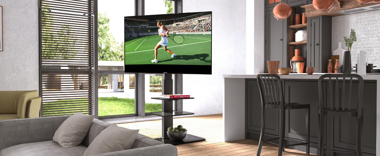 Swivel TV Stand for Living Room