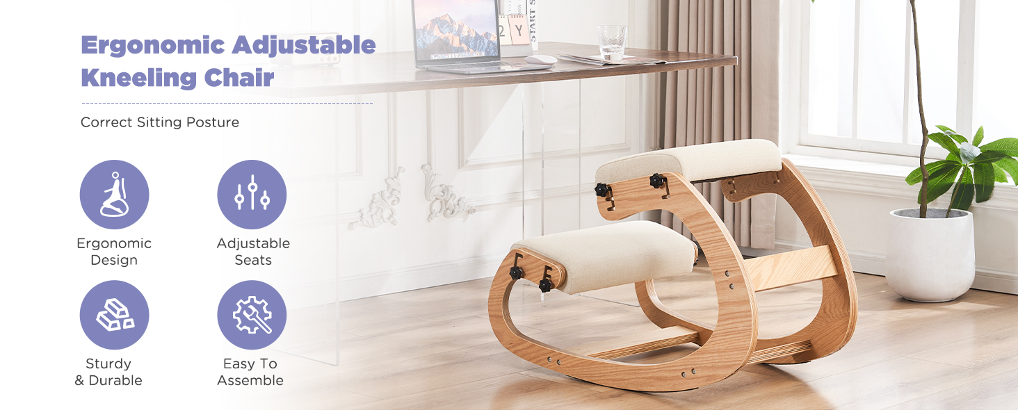 Adjustable Rocking Knee Chair