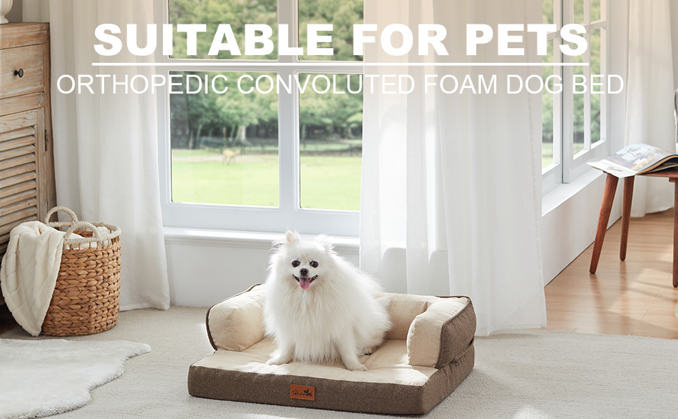 MixPet Small Dog Beds Comfortable and Supportive Pet