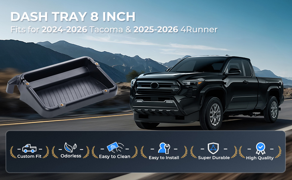 2024-2025 2026 tacoma dashboard tray