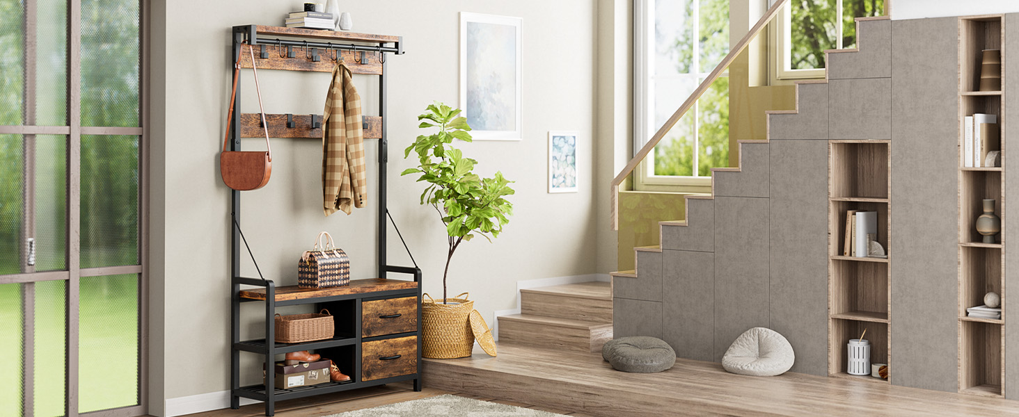 entry way home organizer