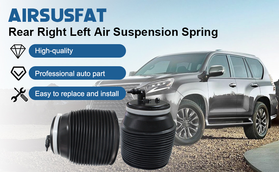 Amazon.com: AIRSUSFAT Pair New Rear Right Left Air Spring