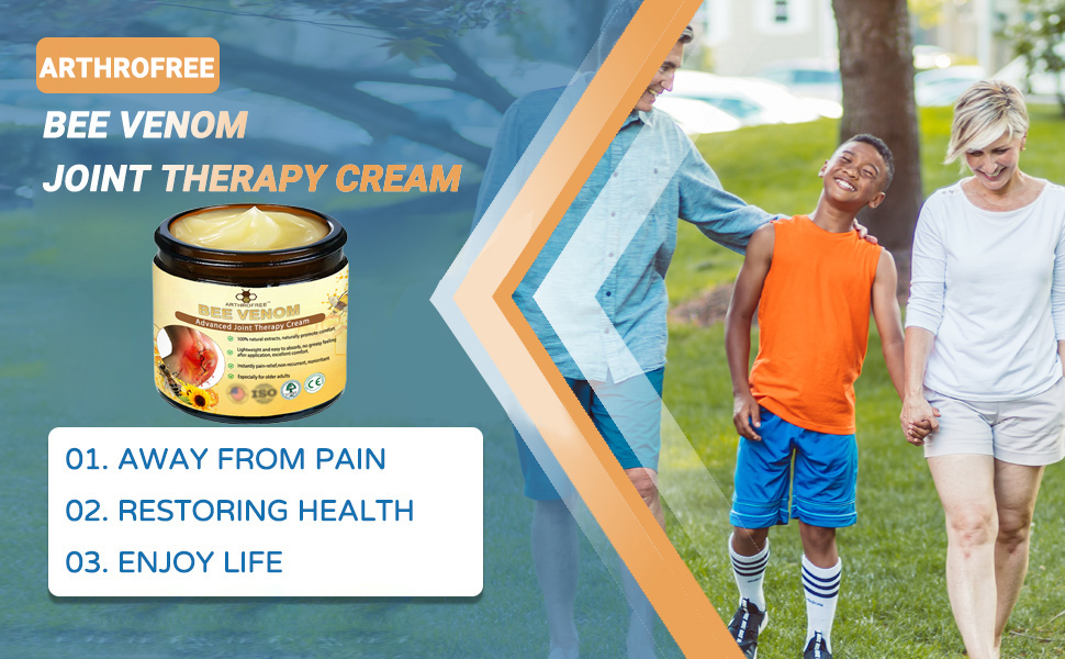 ArthroFree Bee Venom Pain Relief Bone Healing Cream, Professional Bee Venom Ointment