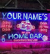 Home Bar Dual-Color LED neon signs