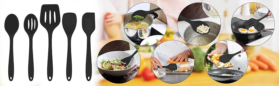 5-Piece Kitchen Cooking Utensils Set