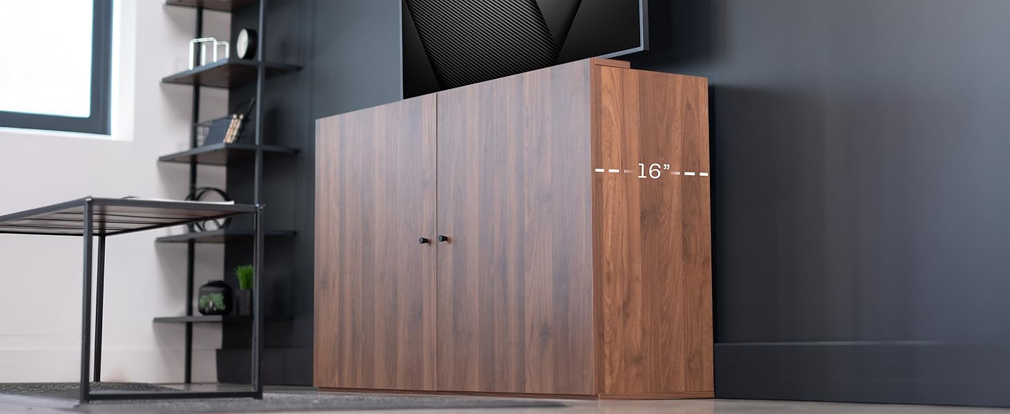 Cabinet depth