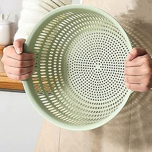 plastic colanders colander for kitchen pink strainer