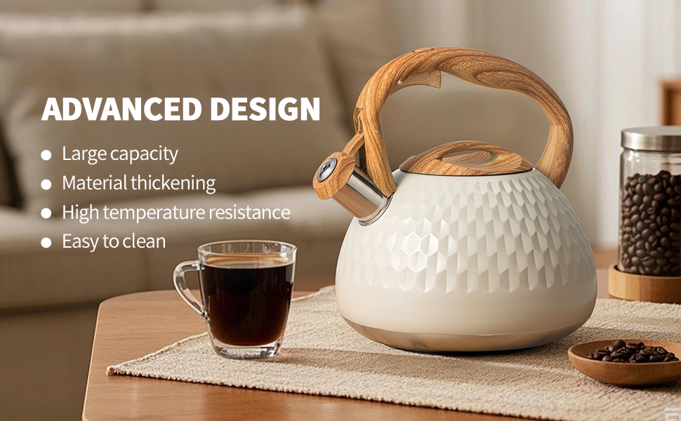 whistling tea kettle for stove top