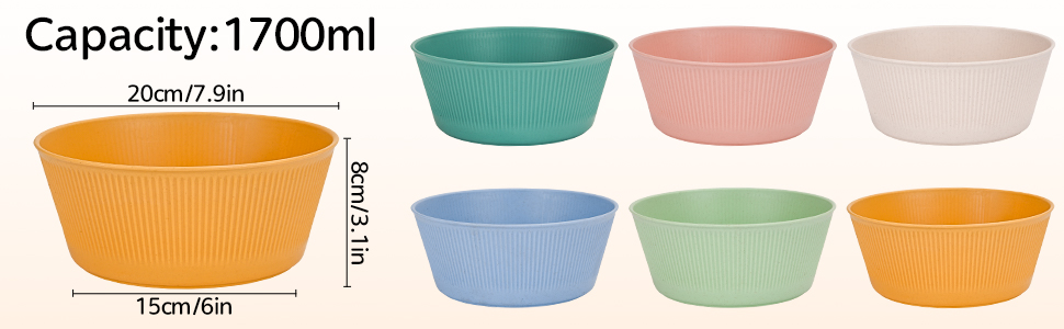Unbreakable Salad Bowls