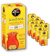 4C Pitcher Packs, Iced Tea 8 Pack, Makes 14 Quarts, Sugar Free Powder Drink Mix, Refreshing Water...