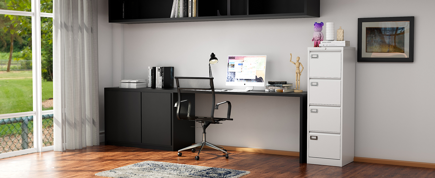 Fesbos File 4 Drawers Vertical 17.8" Deep