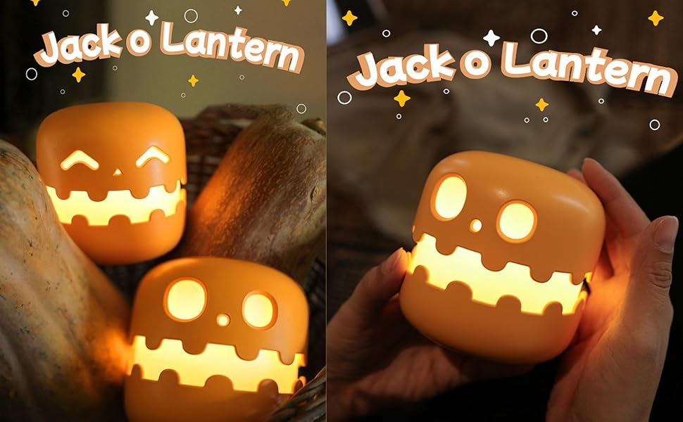 smile pumpkin night light