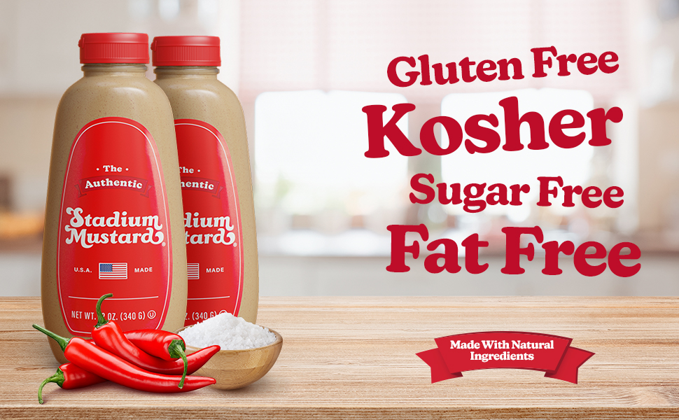 The Authentic Stadium Mustard. From Cleveland's Famed