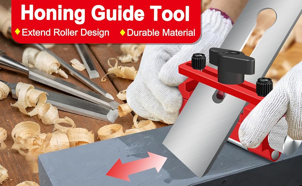 Honing Guide Tool Sharpener,Chisel Sharpener Jig for Chisels,Planes,Sharpening