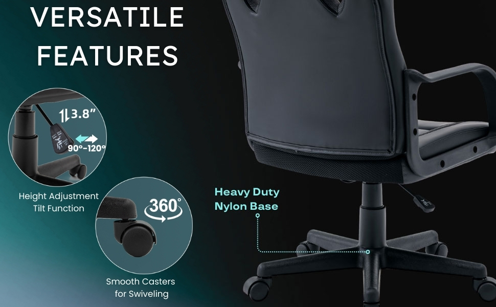 Ergonomic Computer Gaming Chair Home Office Racing