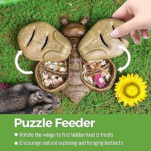 small animal puzzle bowl foraging toy