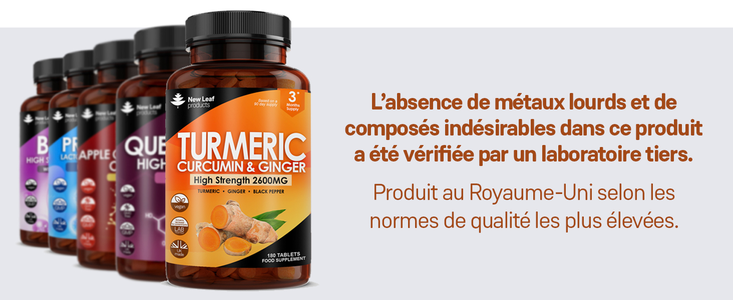 Turmeric Curcumin and Ginger Tablets 180