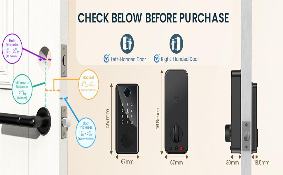 Keyless Entry Door Lock