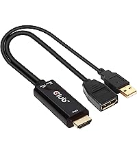 Amazon.com: Club 3D CAC-1335 HDMI 2.1 to DisplayPort 1.4