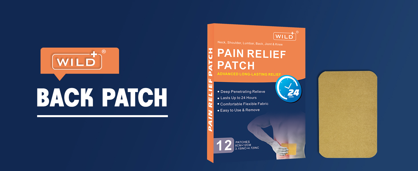 Knee pain relief patches