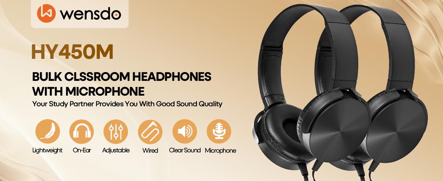 classroom headphones with mic