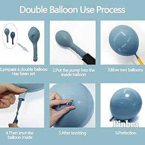 blue birthday balloons