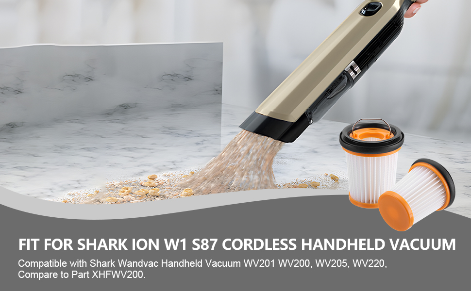 Filter Replacement for Shark Wandvac ION W1 S87 Cordless