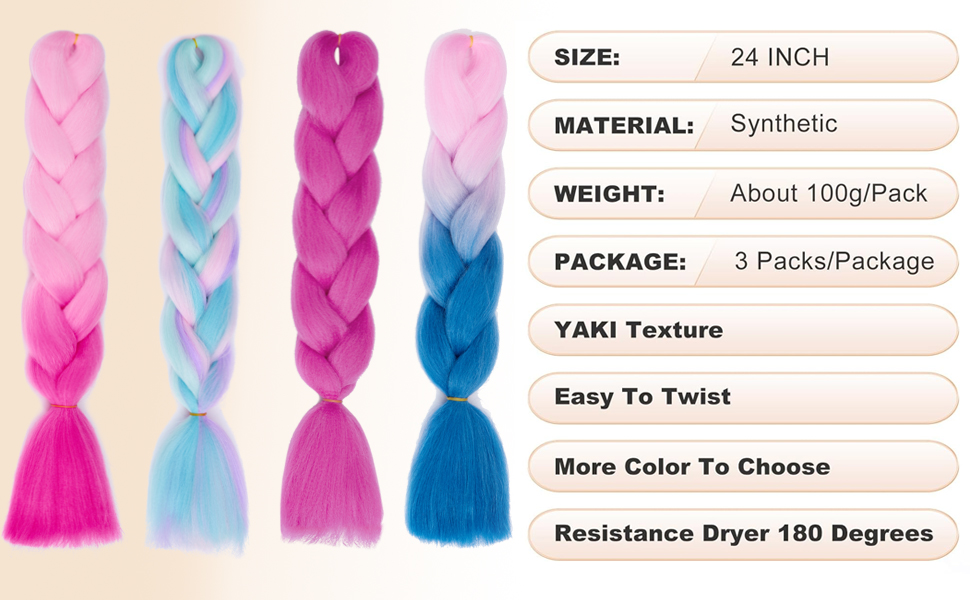 Jumbo Braiding Hair Extensions