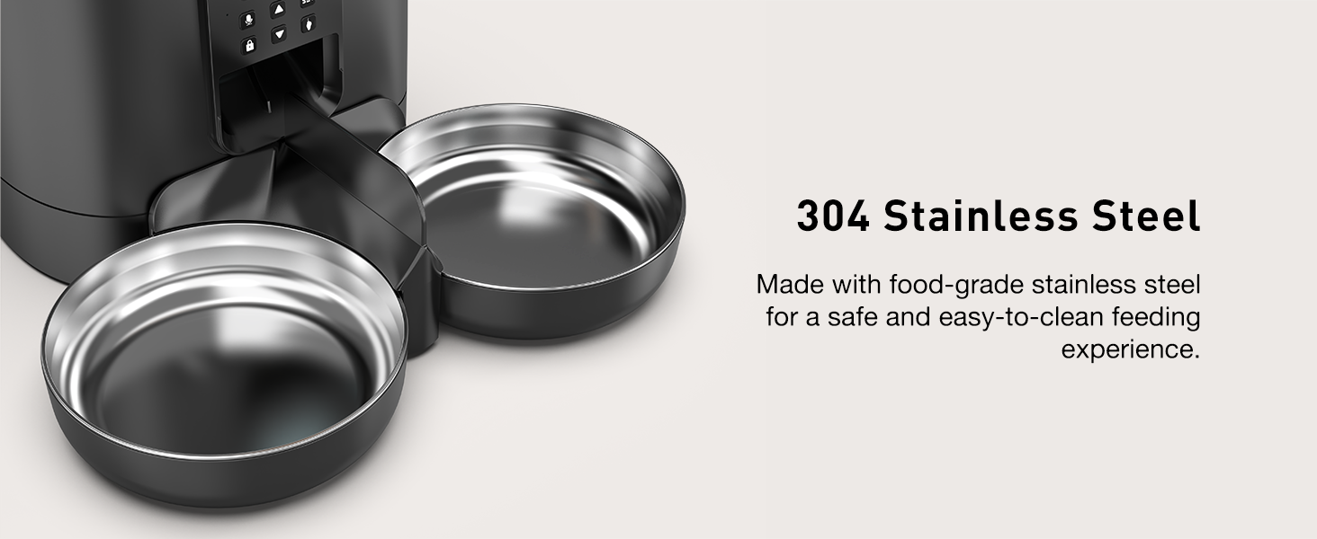 Voluas Automatic Cat Feeder for Two Cats