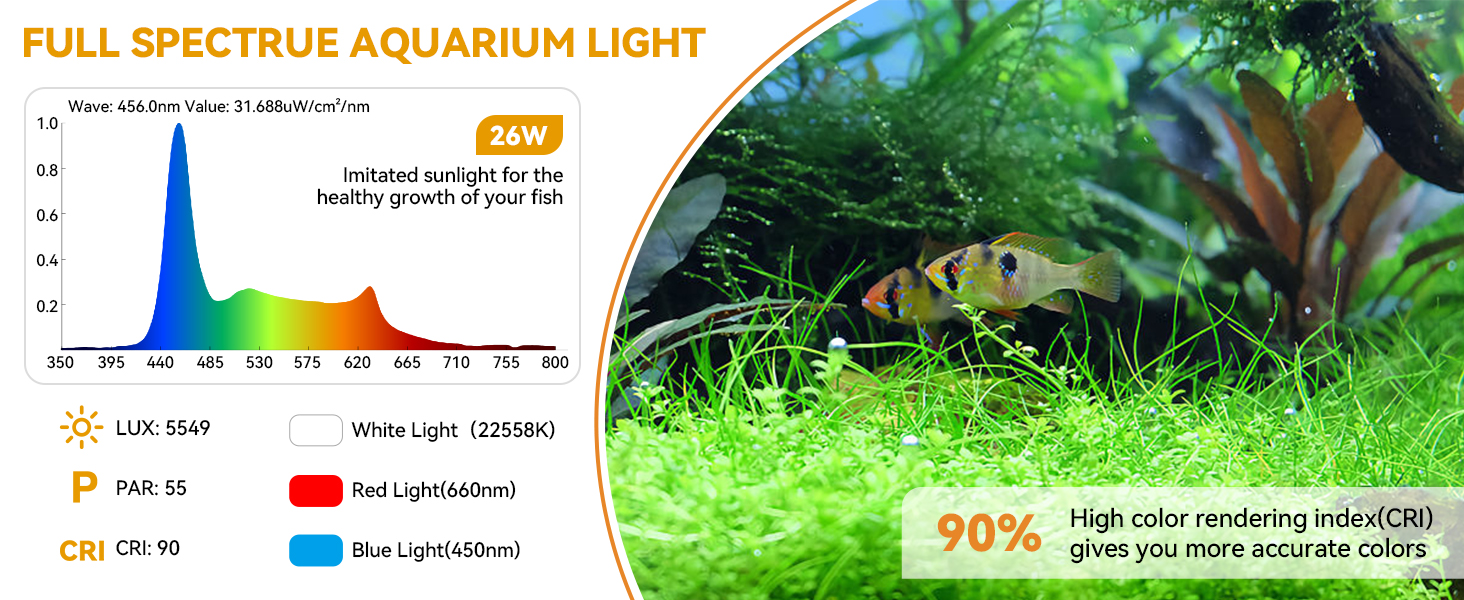 fish tank light