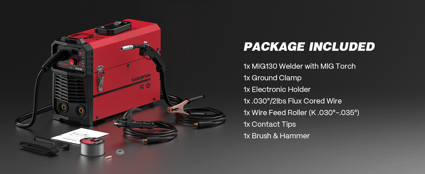 MIG130 Flux Core welder