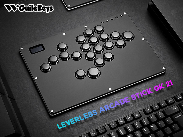 Amazon.com: GuileKeys Leverless Controller Arcade Stick GK