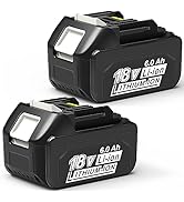 Amazon.com: CHAUNVEN 6.0Ah Battery Replacement for Makita