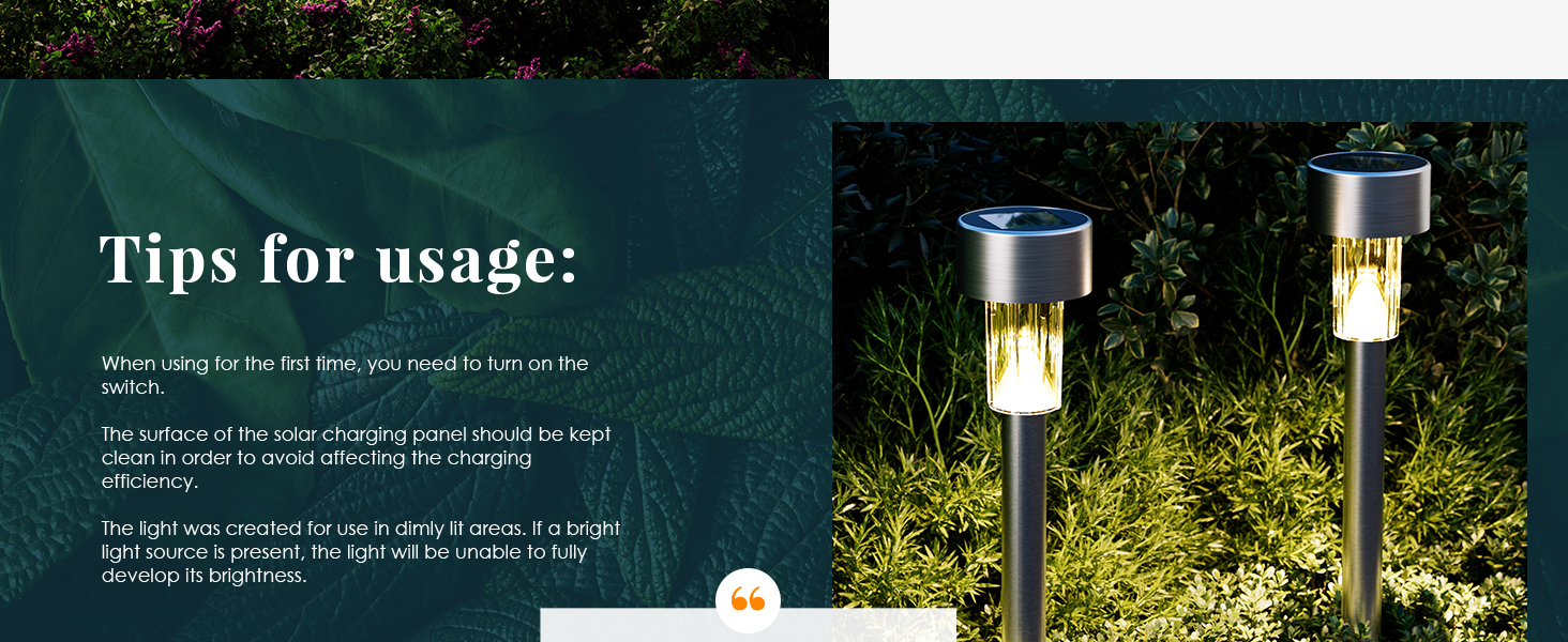 solar garden lights