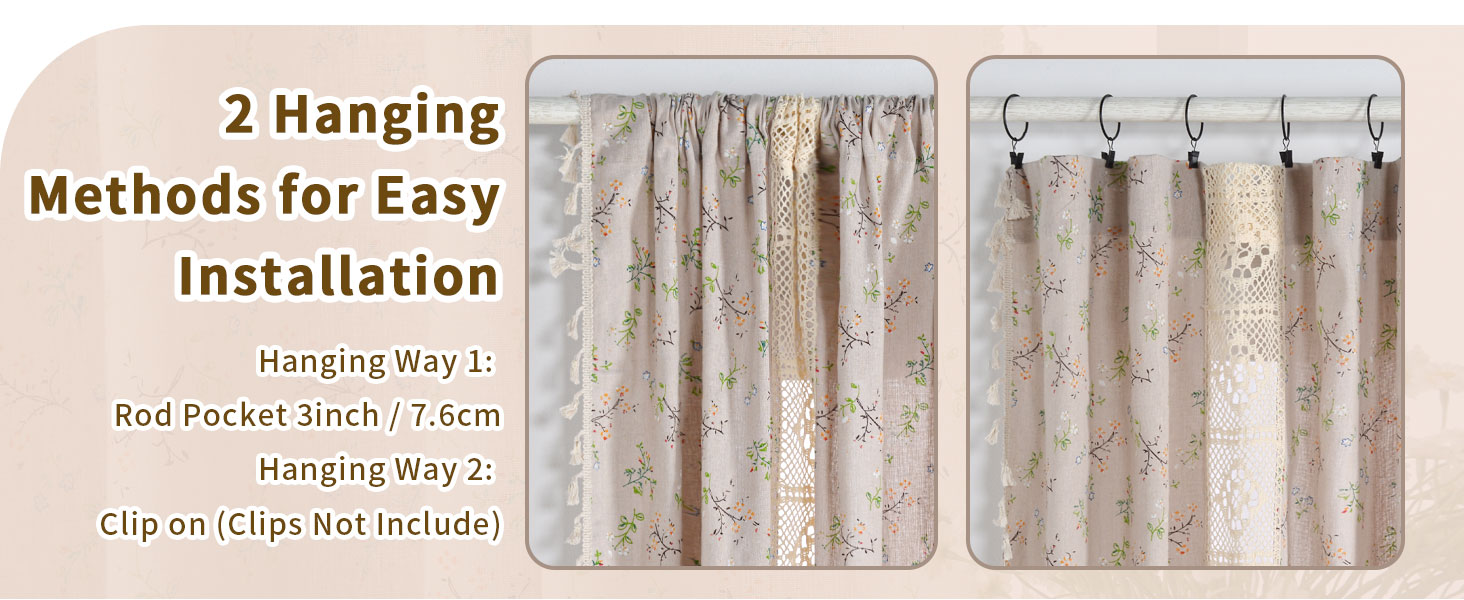 vintage curtains