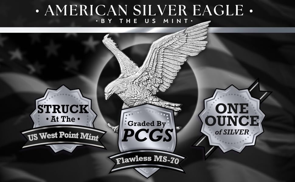 銀貨 Struck at West Point Mint 2021 MS70 2021 West Point Mint ASE PCGS MS70 Coin FS Silver Eagle