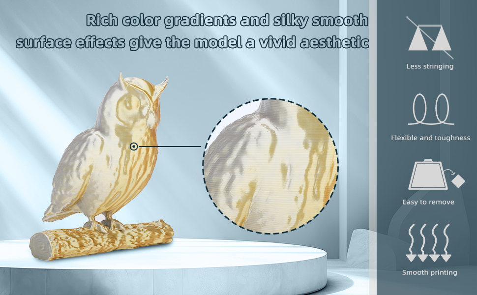 3D Printer Filament Bundle, Silk PLA Filament 1.75mm, Dual Color Filament 200gX 4 Spools Silk Filament Bundle Multicolor 10 1