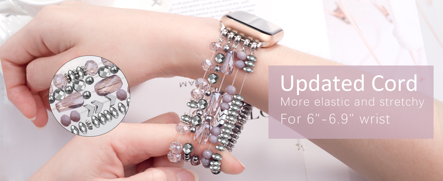 Beaded Apple Watch Band