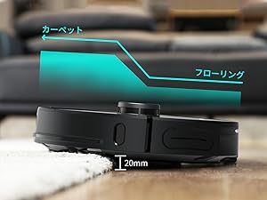 大特価❣️ ロボット掃除機 自動ごみ収集 レーザーナビゲーション AIRROBO 71+mEuFeilL._AC_SY200_QL15_.jpg